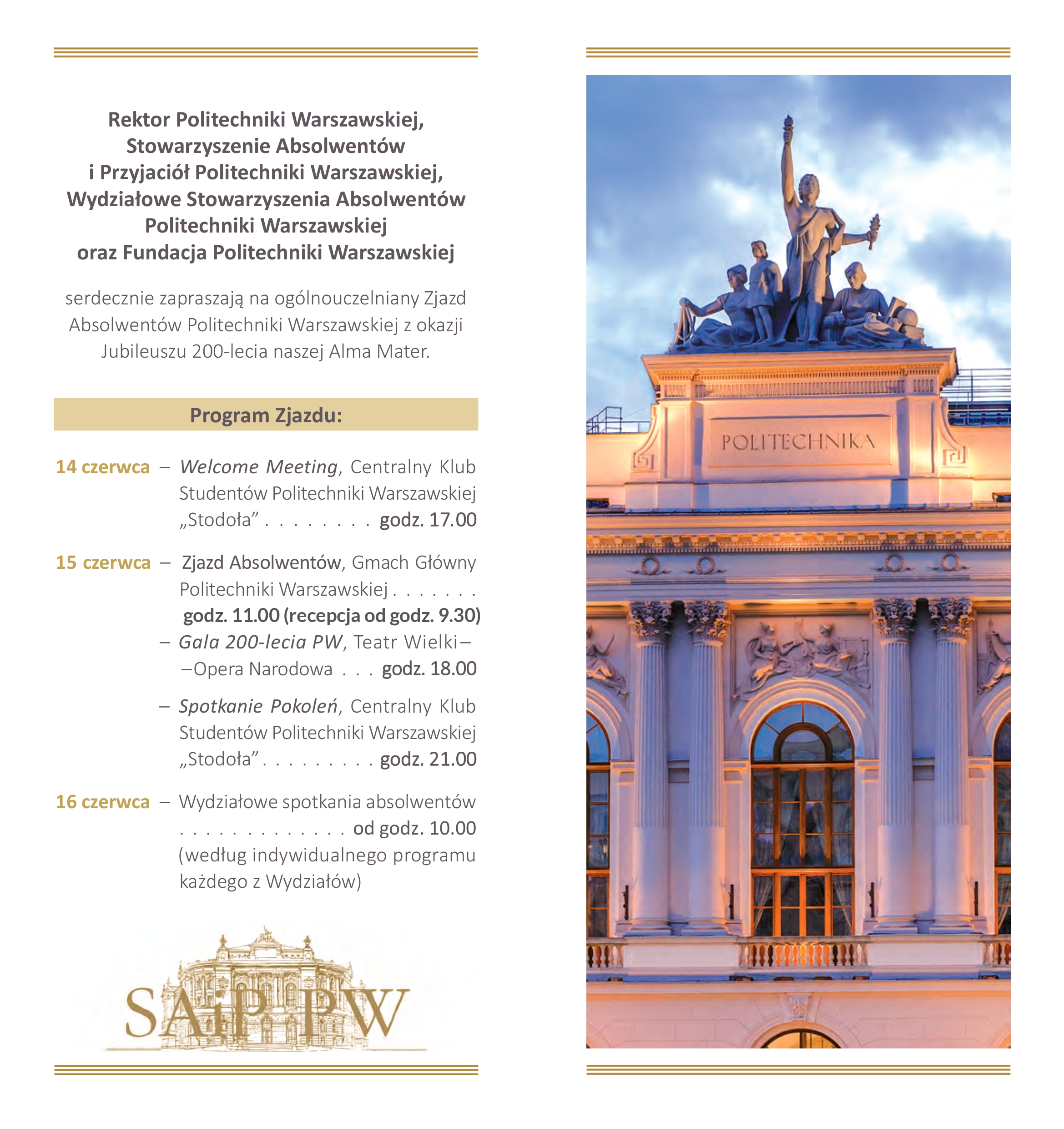 Program Zjazdu Absolwentów